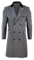 Mens Double Breasted Overcoat - 28150 discounts