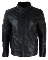 Mens Leather Biker Jacket - 31266 promotions